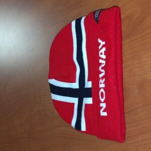 Norwegian Flag Cuffed Beanie